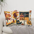 Mid Century Modern Scandinavian Fall, Halloween Golden Yellow, Black Orange Pillow Covers ONLY - Mid Century Modern Gal