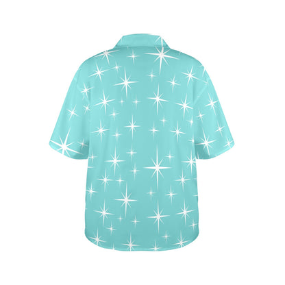 Mid Mod Atomic Aqua Starburt Summer Vibe Women&