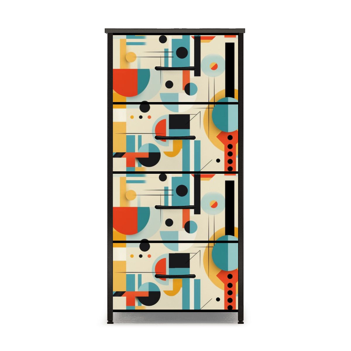 Mid Century Modern Bauhaus Designed 4-Drawer Dresser - Mid Century Modern Gal