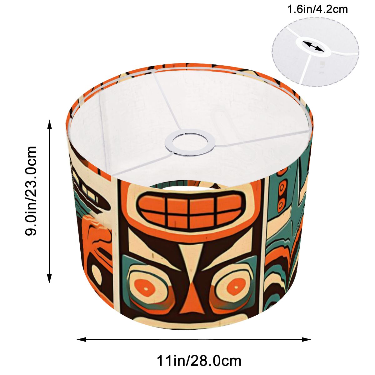 Modern Tiki Design Mid Century Modern Lamp SHADE ONLY - For Arc Floor Lamps Only - Mid Century Modern Gal