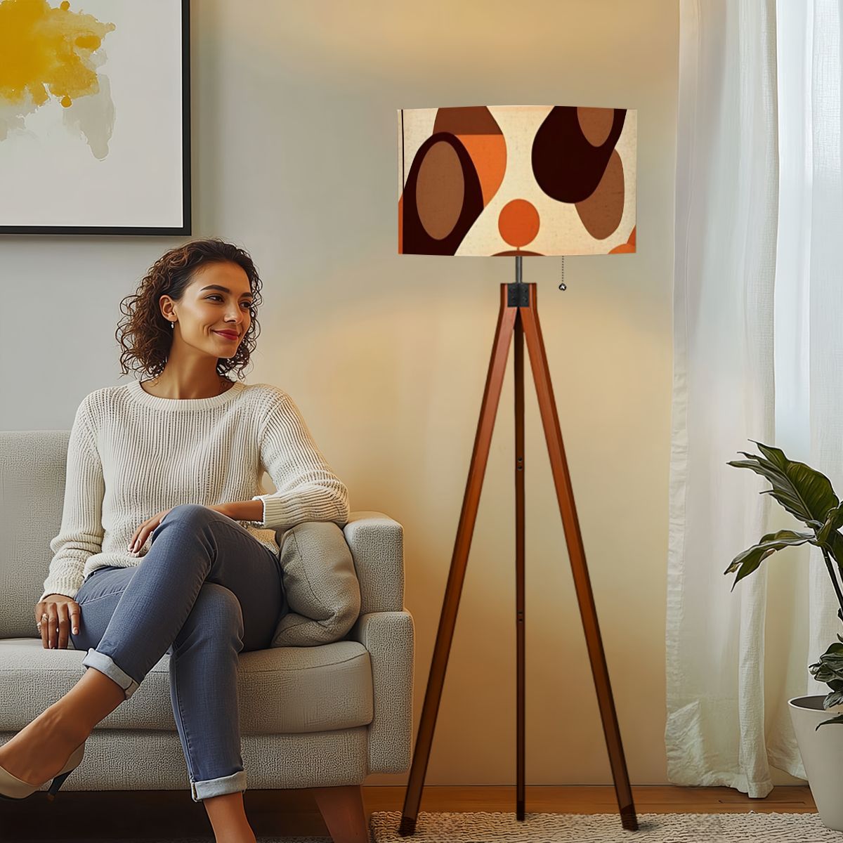 Tripod Floor Lamp (Made in USA) - Mid Century Modern Gal