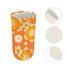 Retro Orange Flower Power Groovy Mod Lamp Shade ONLY For Slim Tower Lamp - Mid Century Modern Gal