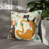 Atomic Cat Pillow, Mid Century Modern Franciscan Diamond, Starburst Patter, Retro Groovy PILLOW Cover Only Home Decor 20" × 20"