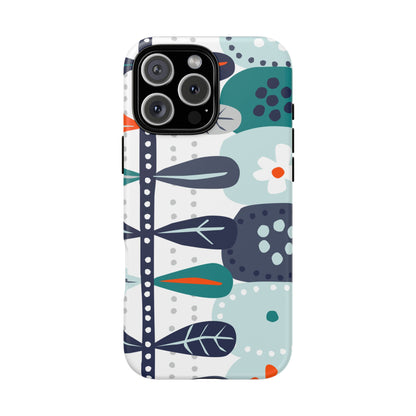 Scandinavian Modern Floral Nordic Hygge Tough Phone Case