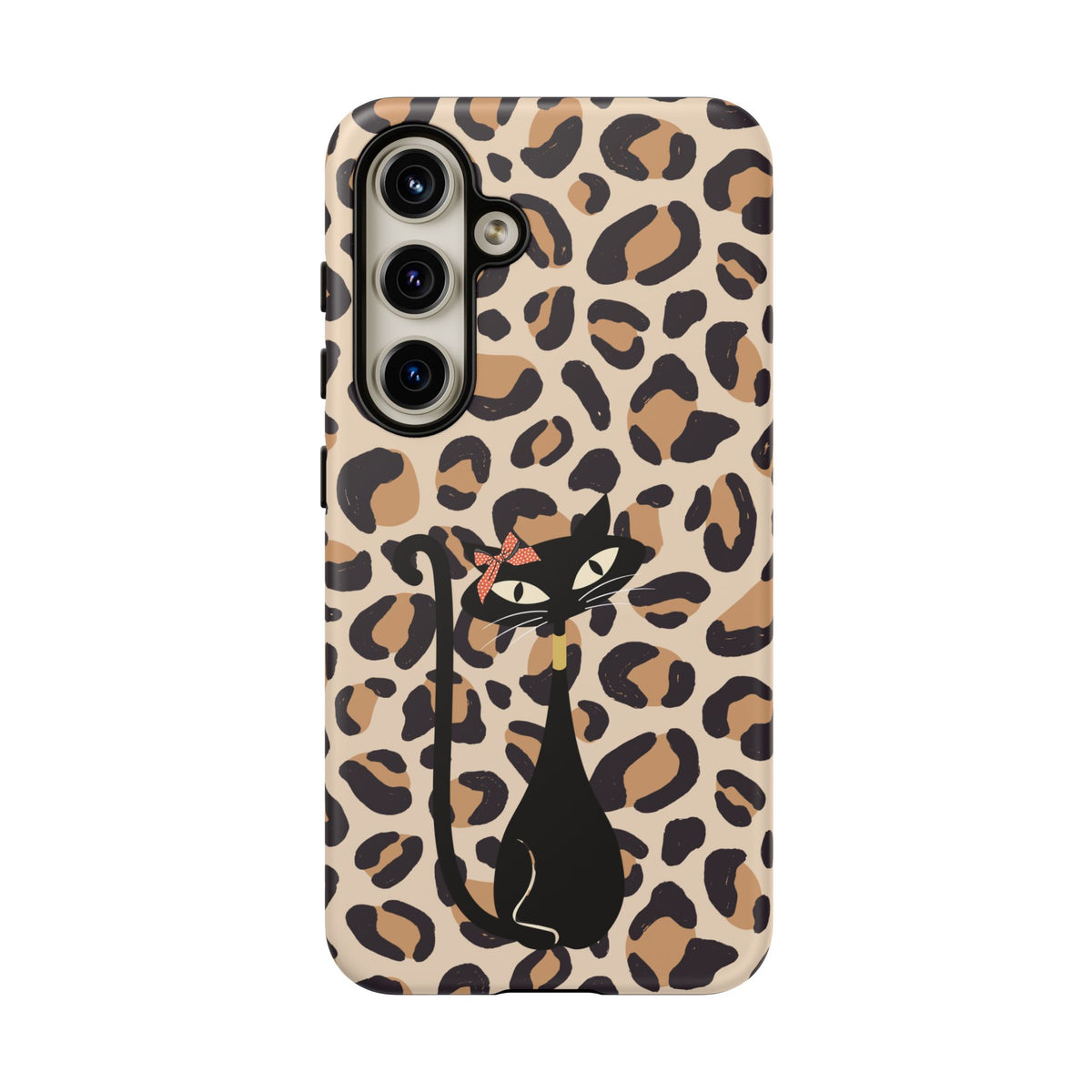 Mid Century Modern 50s Leopard Print, Atomic Cat, Mid Mod Tough Cases