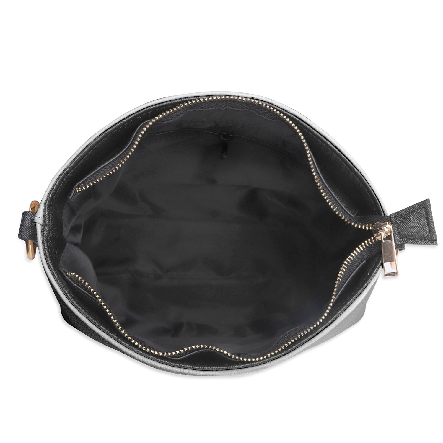 Mid Century Modern Atomic Ameoba Bucket Shoulder Bag