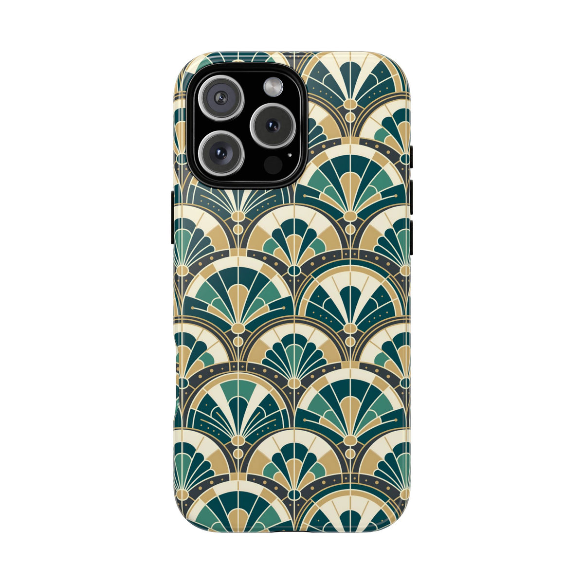 Art Deco Peacock Inspired Tough Phone Case