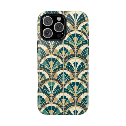 Art Deco Peacock Inspired Tough Phone Case