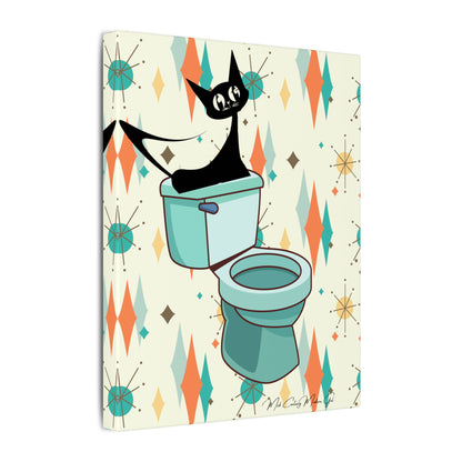 Retro Bathroom, Atomic Cat, Franciscan Starburst 50&