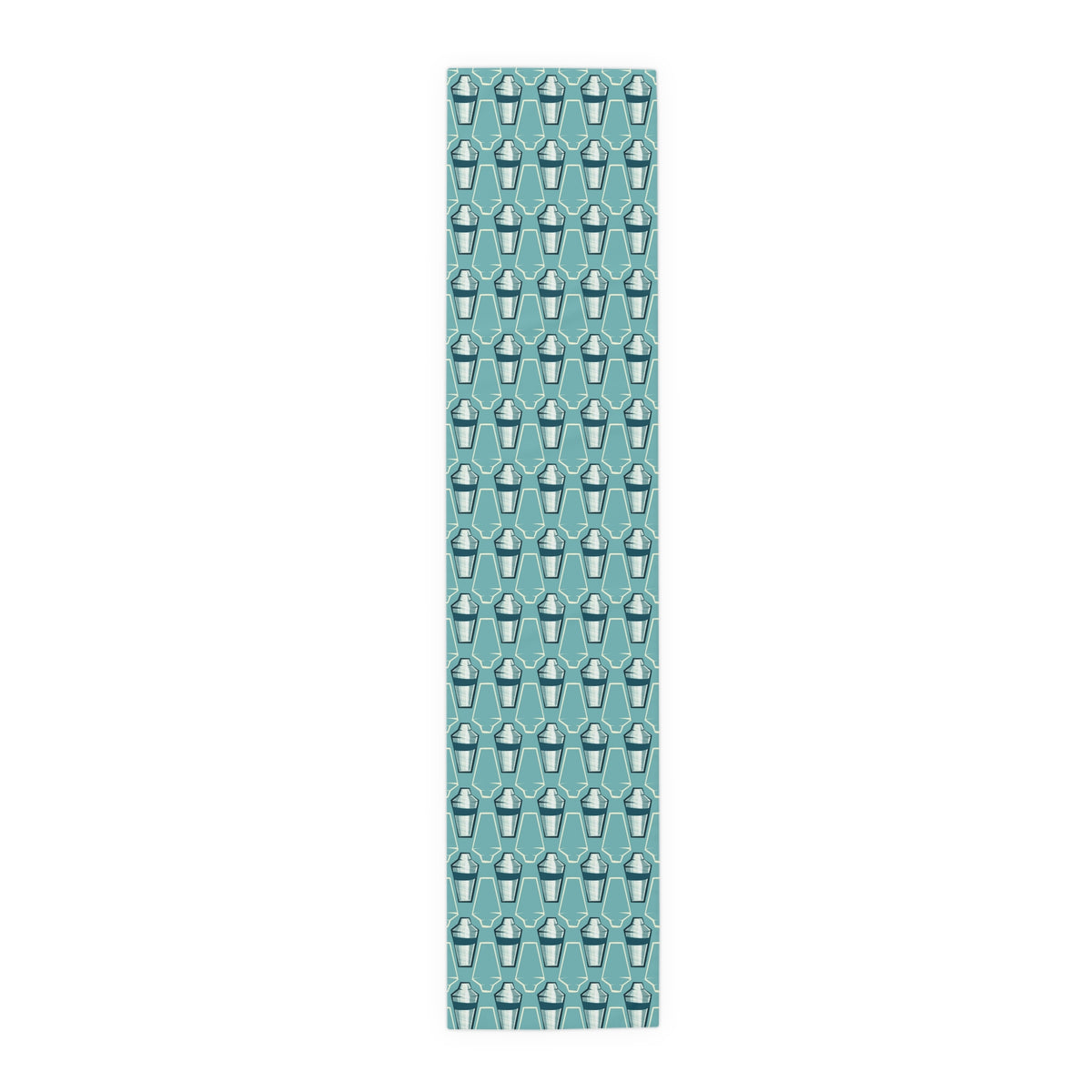 Mid Century Modern Barware Martini Shaker Modern Table Runner - Mid Century Modern Gal
