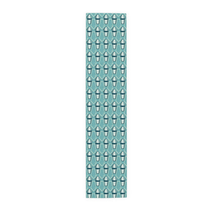 Mid Century Modern Barware Martini Shaker Modern Table Runner - Mid Century Modern Gal