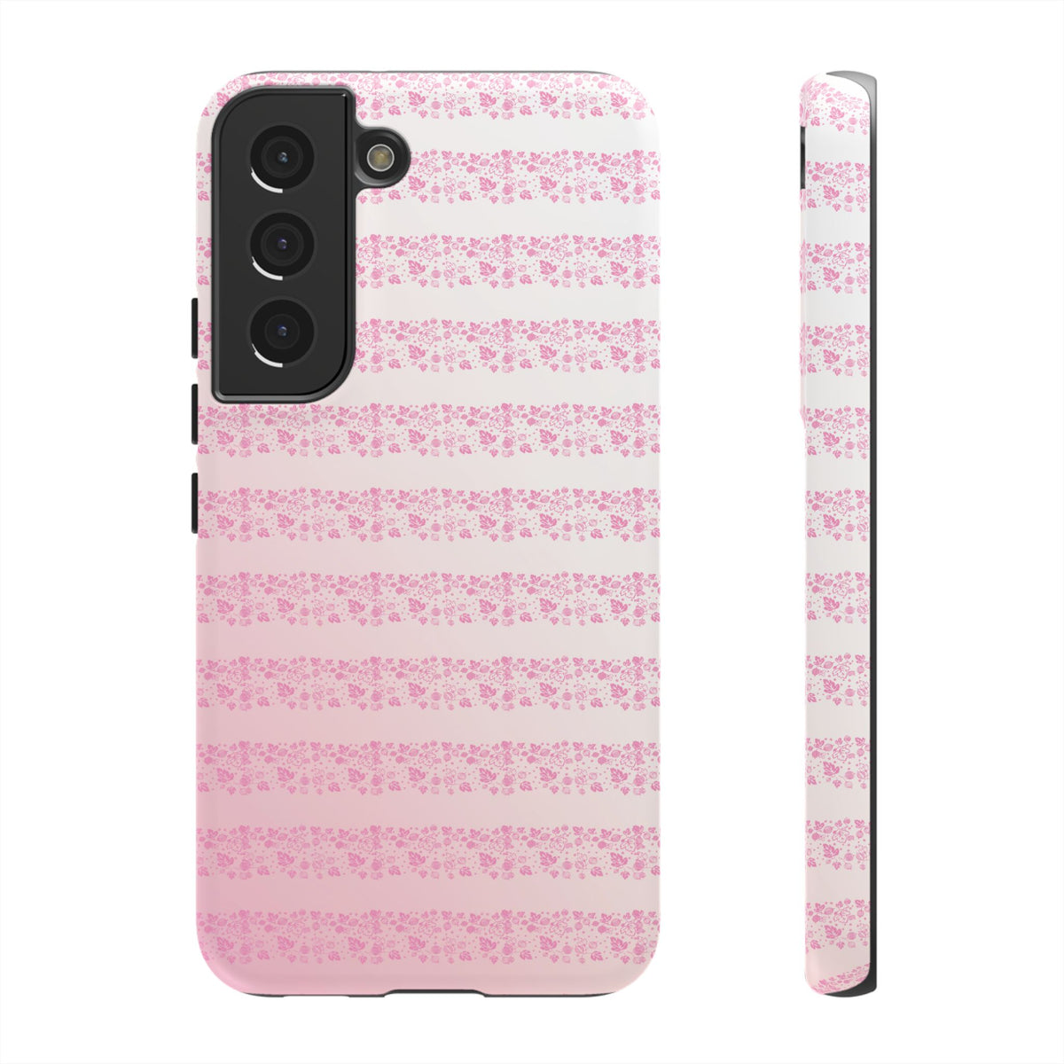 Pink Pyrex Gooseberry Striped Phone Case, Stylish Phone Cover, Tough Protective Case, Cute Cell Phone Case, Trending Gift for Her
