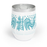 Prex Butterprint, Wine Tumbler, Coffee Tea,Stainless Steel Travel Tumbler - Mid Century Modern Gal