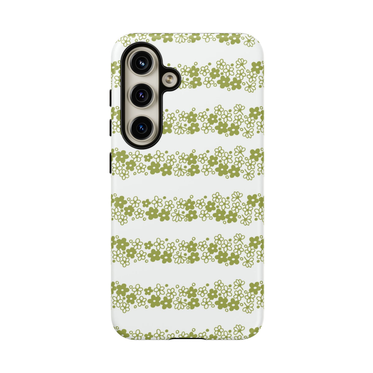 Pyrex Crazy Daisy Spring BlossonFloral Phone Case: Tough Cases with Elegant Green Floral Design, Durable Phone Cover
