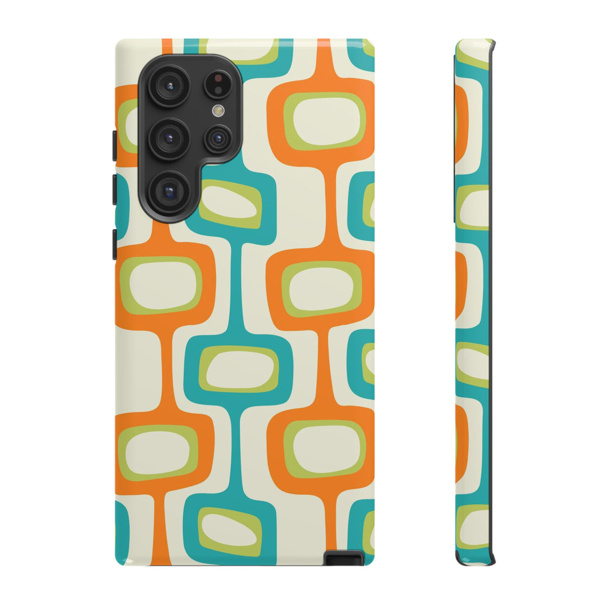 Mid Century Modern Groovy Googie Design, Colorful Smart Phone Tough Cases - Mid Century Modern Gal