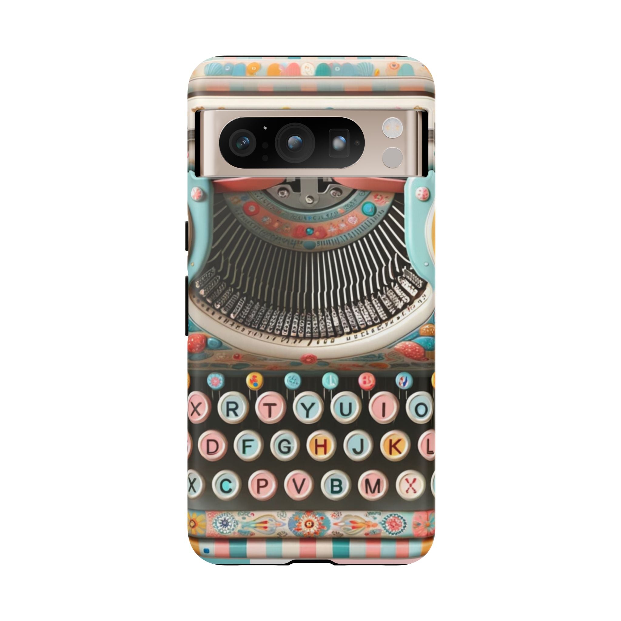 Retro Typewriter Mid Mod Kitschy  Quirky Fun Smart Phone, Tough Cases