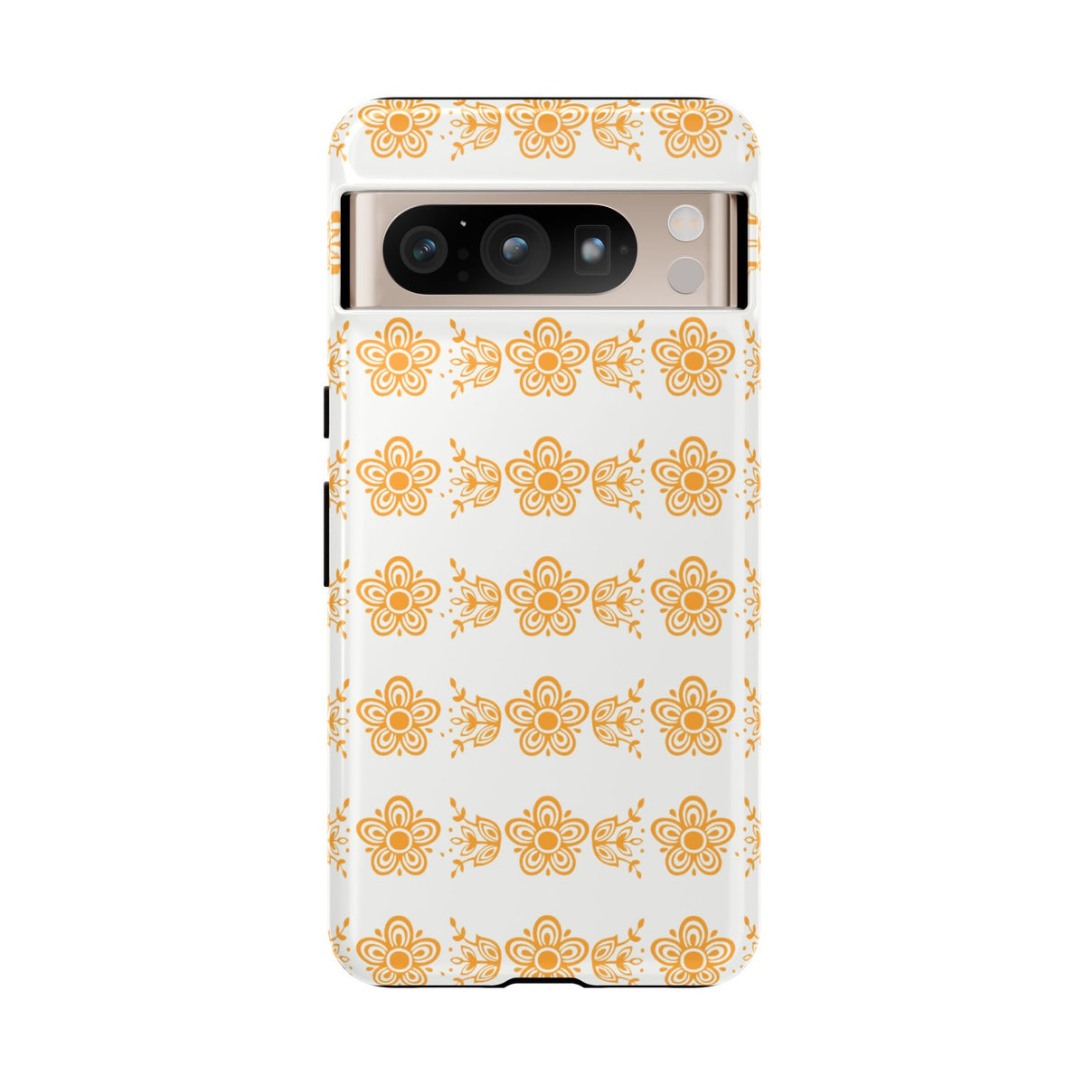 Pyrex Golden Butterfly Floral Phone Case, Tough Cases for Stylish Protection, Gift for Her, Durable, Trendy Floral Design, Cell Phone Cover