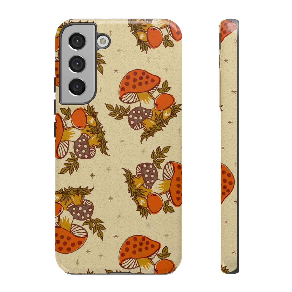 70s Merry Mushroom Groovy Retro Smart Phone Tough Phone Cases