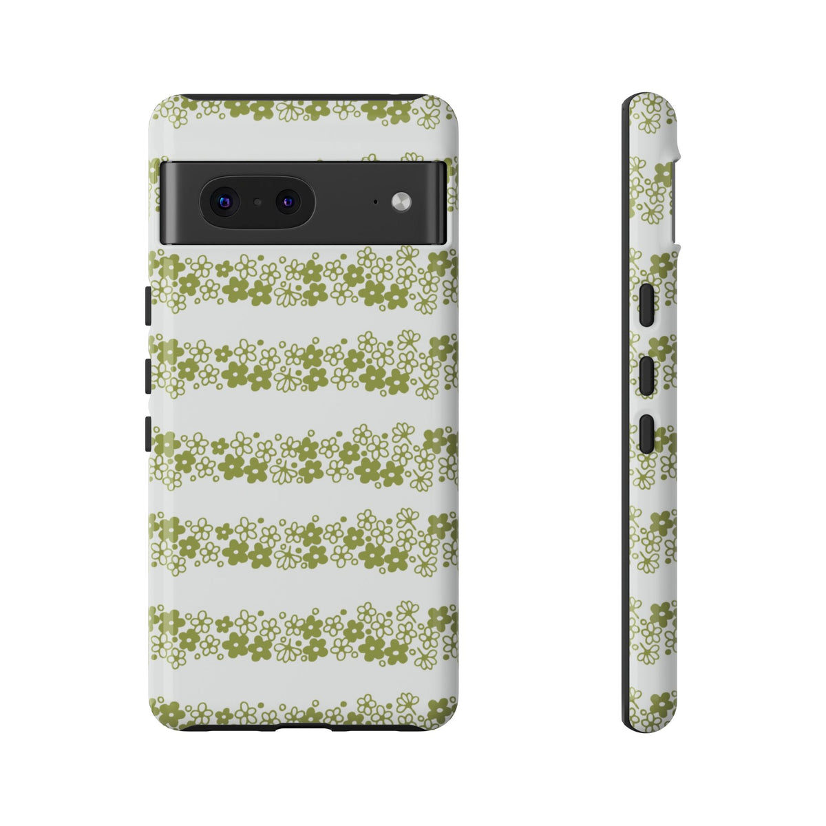Pyrex Crazy Daisy Spring BlossonFloral Phone Case: Tough Cases with Elegant Green Floral Design, Durable Phone Cover