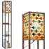 Mid Century Scandinavian Designed, Geometric Retro Mid Mod Floor Lighting With Shelves - Mid Century Modern Gal