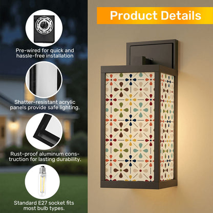Modern Scandinavian Flower Nordic Danish Mid Century Modern Patio Wall Light - Mid Century Modern Gal