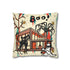 Retro Halloween, Atomic Cat Franciscan Pattern, Kitschy Boo Pillow Cover Only - Mid Century Modern Gal