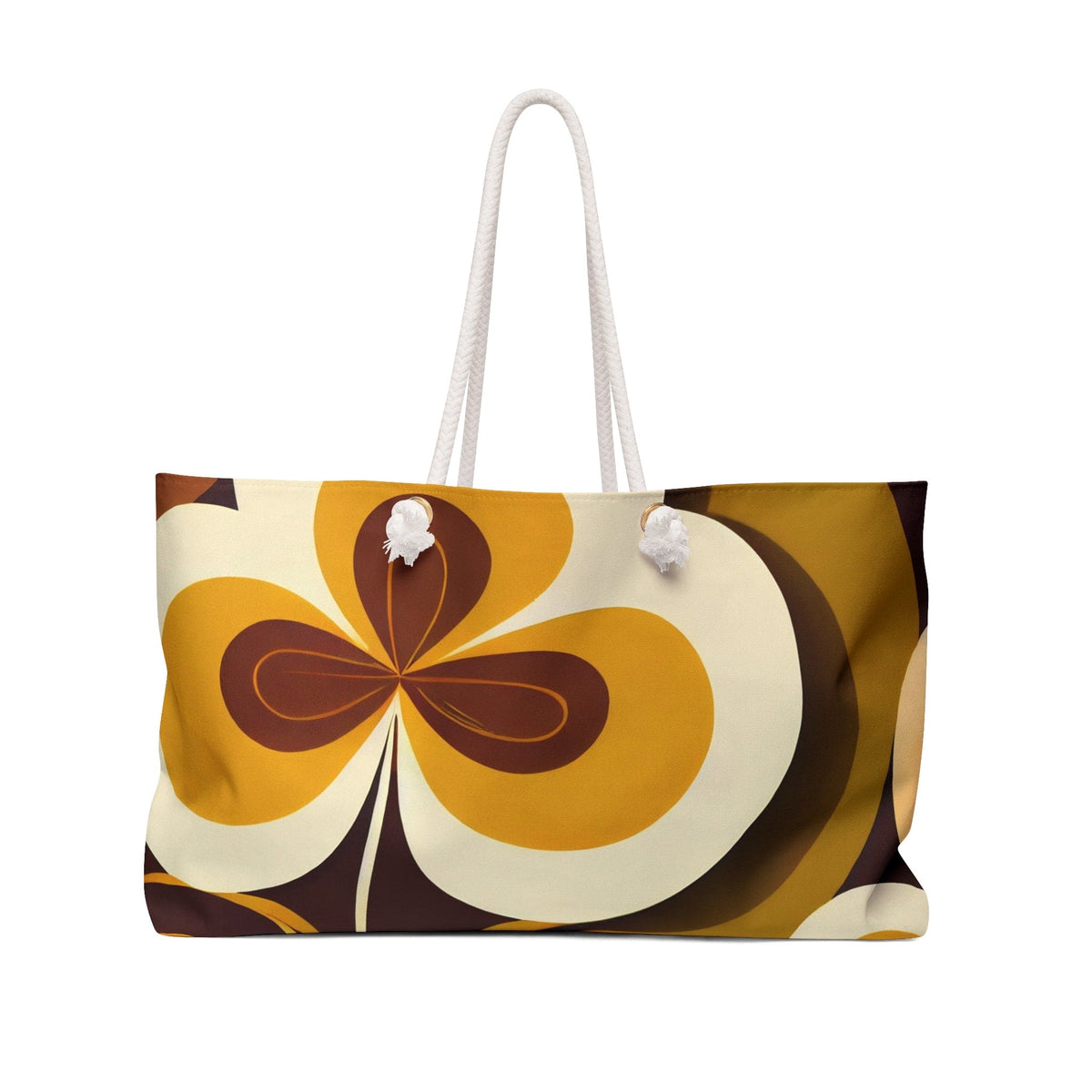 Feeling Groovy Mod Beach, 70's Pattern Weekender Bag Bags 24" × 13"