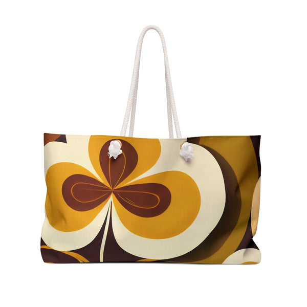 Feeling Groovy Mod Beach, Tote, 70's Pattern Weekender Bag
