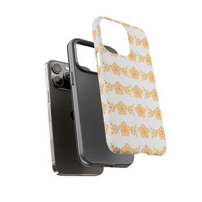 Pyrex Golden Butterfly Floral Phone Case, Tough Cases for Stylish Protection, Gift for Her, Durable, Trendy Floral Design, Cell Phone Cover