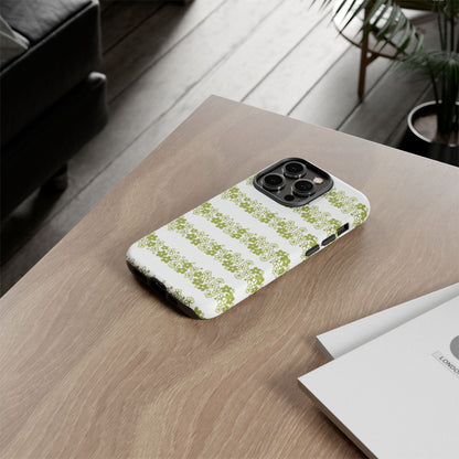 Pyrex Crazy Daisy Spring BlossonFloral Phone Case: Tough Cases with Elegant Green Floral Design, Durable Phone Cover