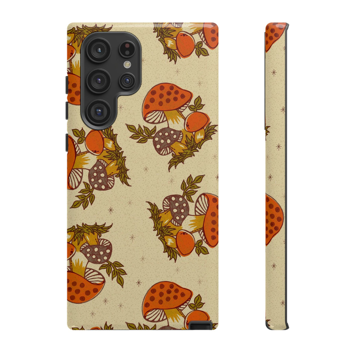 70s Merry Mushroom Groovy Retro Smart Phone Tough Phone Cases