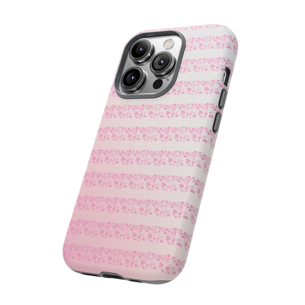 Pink Pyrex Gooseberry Striped Phone Case, Stylish Phone Cover, Tough Protective Case, Cute Cell Phone Case, Trending Gift for Her