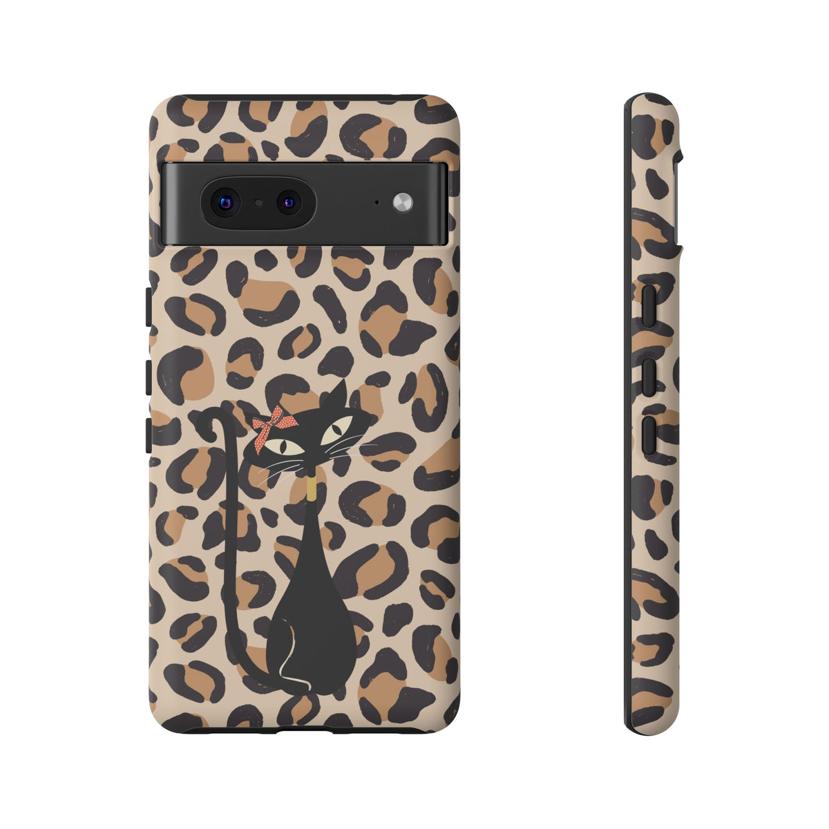 Mid Century Modern 50s Leopard Print, Atomic Cat, Mid Mod Tough Cases