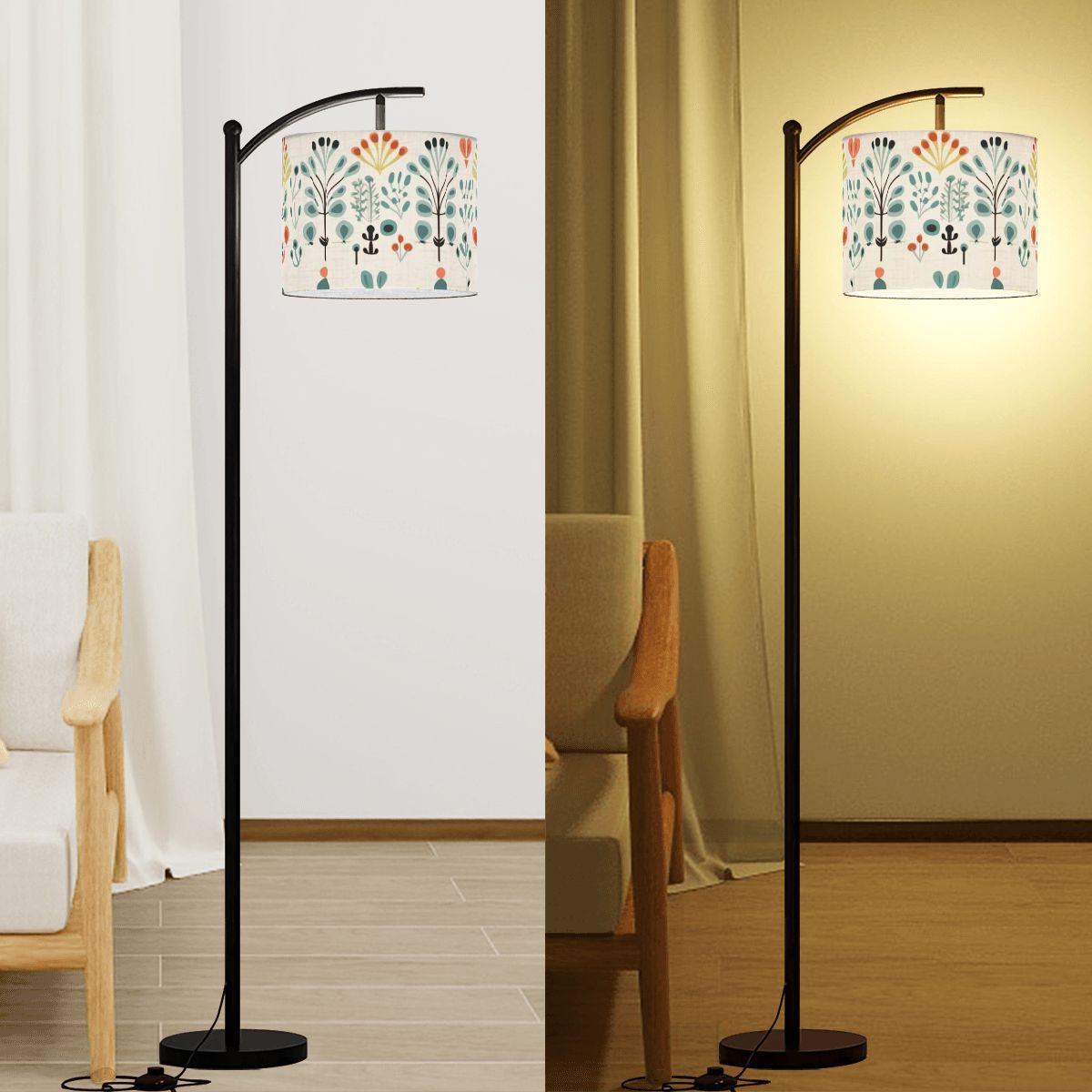 Mid Century Modern Scandinavian Designed Lamp SHADE - For Arc Floor Lamps Only - Mid Century Modern Gal