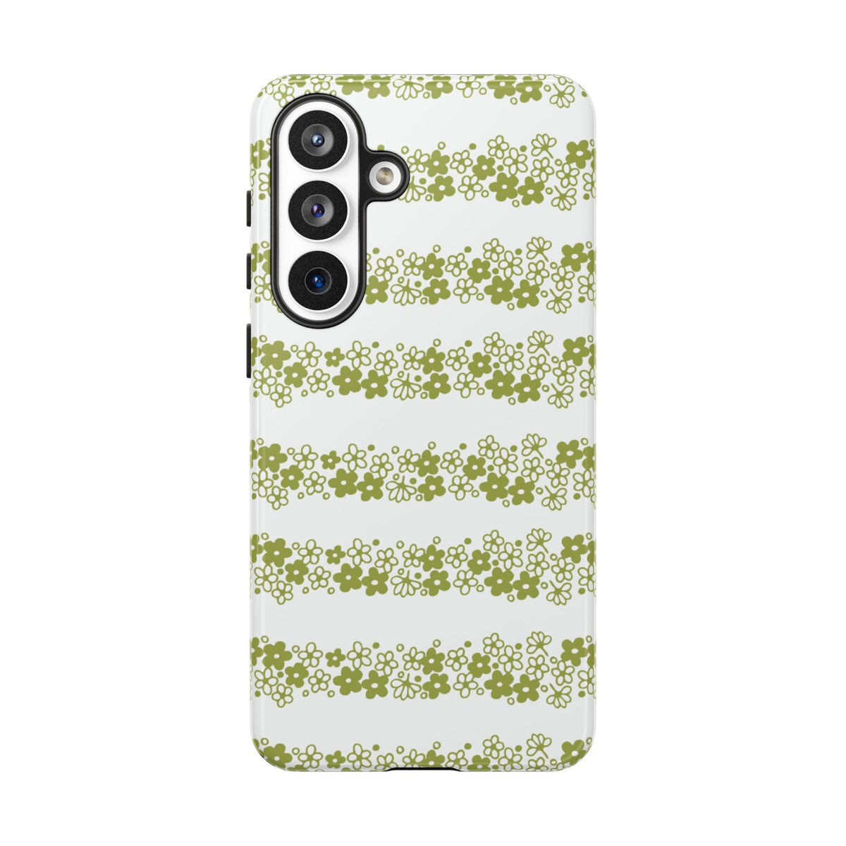 Pyrex Crazy Daisy Spring BlossonFloral Phone Case: Tough Cases with Elegant Green Floral Design, Durable Phone Cover