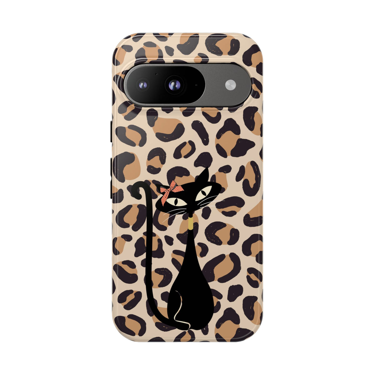 Mid Century Modern 50s Leopard Print, Atomic Cat, Mid Mod Tough Cases