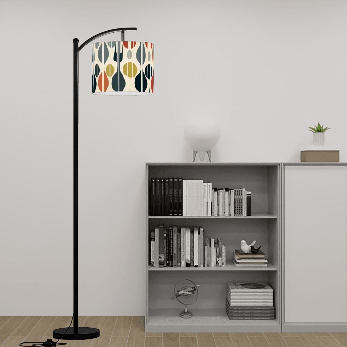 Mid Century Modern Scandinavian Designed Lamp SHADE ONLY - For Arc Floor Lamps Only - Mid Century Modern Gal