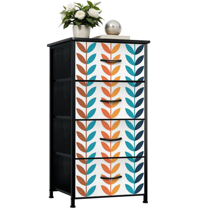 Scandinavian Designed Modern Danish Mid Century Style 4-Drawer Dresser - Mid Century Modern Gal