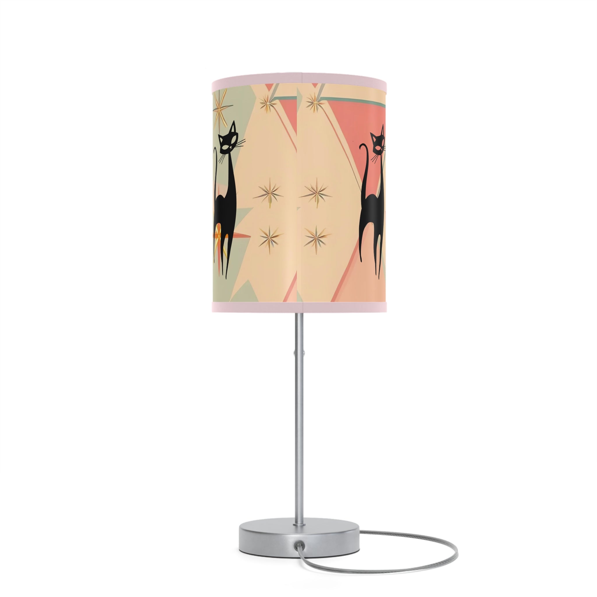 Mid-Century Modern Cat Lamp – Stylish Home Decor for Cat Lovers - Mid Century Modern Gal
