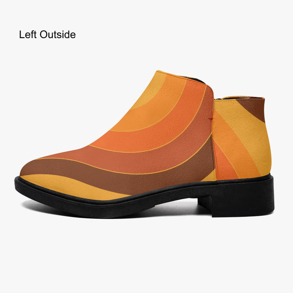 Groovy Mid Mod Hipster 60s MCM Ankle Shoe Boots