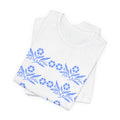 Vintage Corning Ware Inspired Blue Cornflower Retro Mod Tee