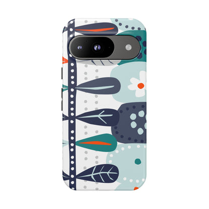 Scandinavian Modern Floral Nordic Hygge Tough Phone Case