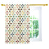 Mid Mod Scandinavian Flower Retro Curtain, Single Panel - Mid Century Modern Gal