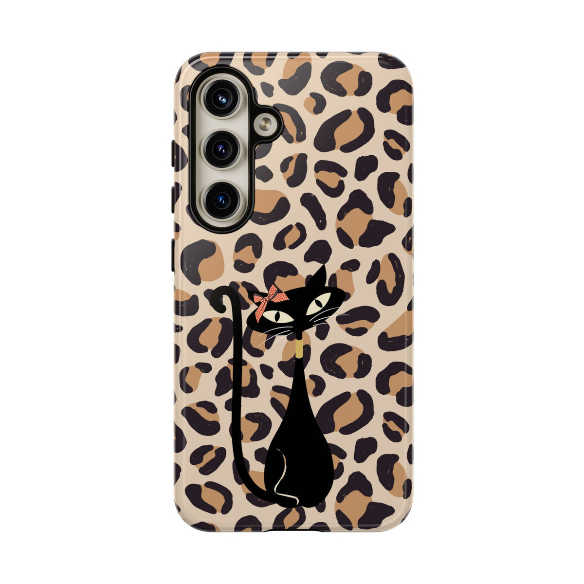 Mid Century Modern 50s Leopard Print, Atomic Cat, Mid Mod Tough Cases - Mid Century Modern Gal