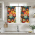Retro Groovy Mod 60s 70s Kitchen Cafe Curtains - Mid Century Modern Gal