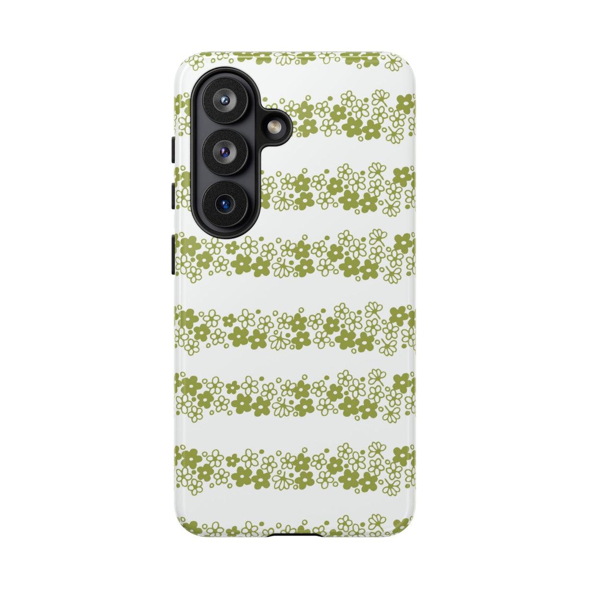 Pyrex Crazy Daisy Spring BlossonFloral Phone Case: Tough Cases with Elegant Green Floral Design, Durable Phone Cover