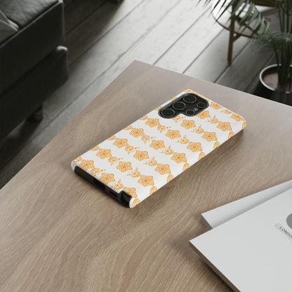Pyrex Golden Butterfly Floral Phone Case, Tough Cases for Stylish Protection, Gift for Her, Durable, Trendy Floral Design, Cell Phone Cover