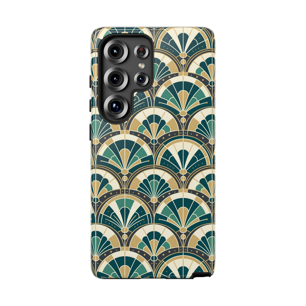 Art Deco Peacock Inspired Tough Phone Case