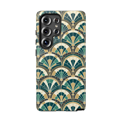 Art Deco Peacock Inspired Tough Phone Case