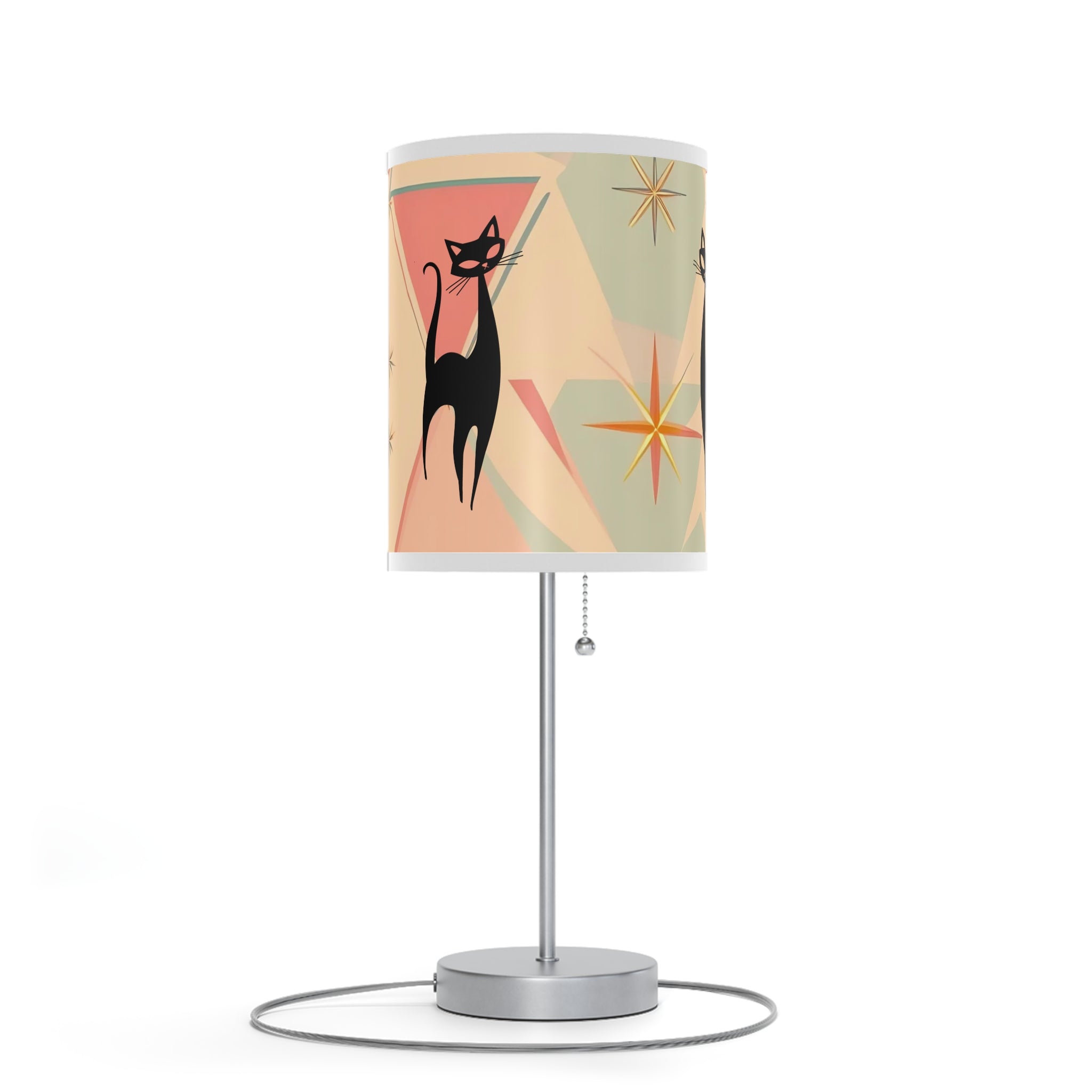 Mid-Century Modern Cat Lamp – Stylish Home Decor for Cat Lovers - Mid Century Modern Gal